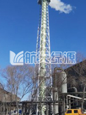 張家口礬山磷礦項目（口徑DN1500mm，高度45m玻璃鋼塔架式煙囪）